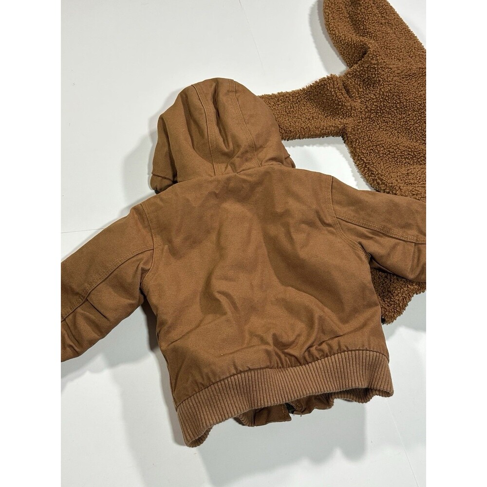 Carhartt Baby Bundle Size 9-12 Months Lot Canvas Tan Jumpsuit Jacket Overalls - Picture 11 of 12